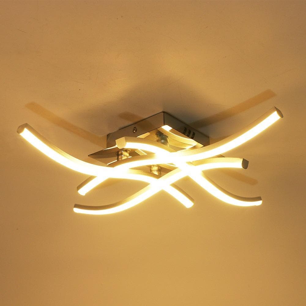 Lampa sufitowa Nordic Modern Lampa LED Salon Jadalnia Oświetlenie sypialni Żyrandol sufitowy biały