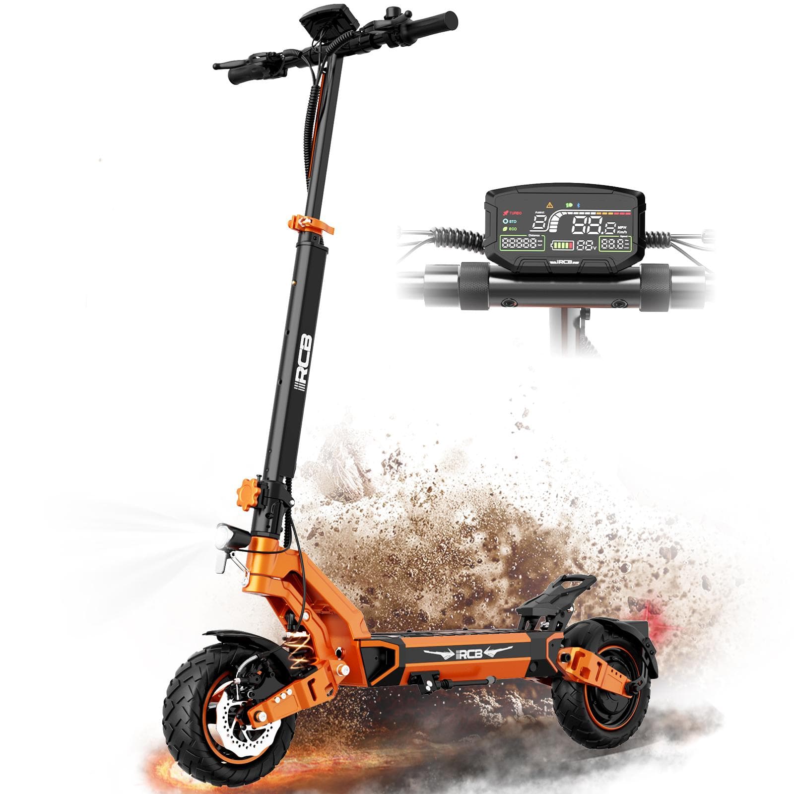 RCB D7 Trzysekundowy Składany EScooter 10-calowe Opony Próżniowe Silnik 500W Bateria 48V 20.8Ah Unisex Miejski Zewnętrzny Rower Elektryczny