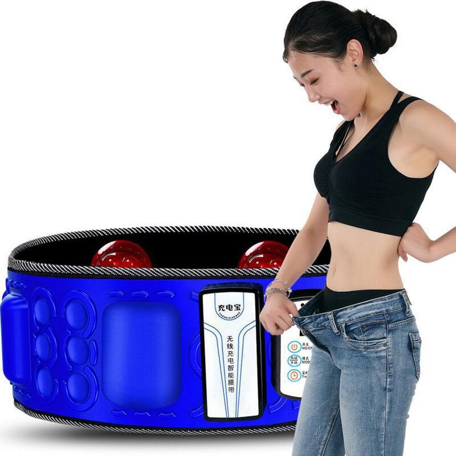 Elektryczny pas wyszczuplający na podczerwień wibracyjny masażer fitness odchudzający maszyna do wstrząsania X5 razy brzuch spalanie tłuszczu