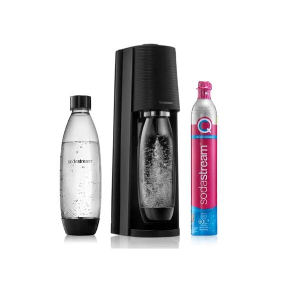 Saturator do wody gazowanej SodaStream Terra Black + 2 butelki