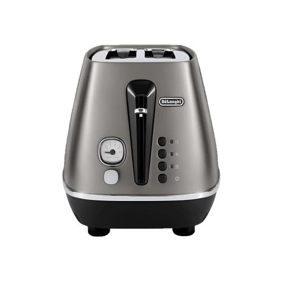 Toster elektryczny DeLonghi Distinta CTIN2103.TB – 900 W, tytanowo-czarny