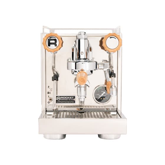 Ekspres kolbowy Rocket Espresso Appartamento 2.0 Chrome/Wood – chrom/drewno