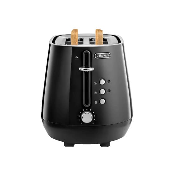 Toster elektryczny DeLonghi Eclettica CTY2103.BK – 900 W, czarny