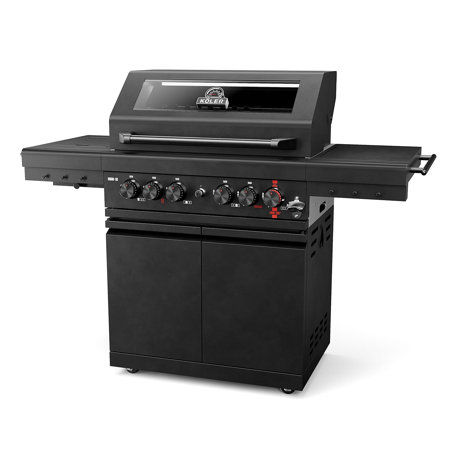 Grill gazowy ogrodowy koler krone s2 black
