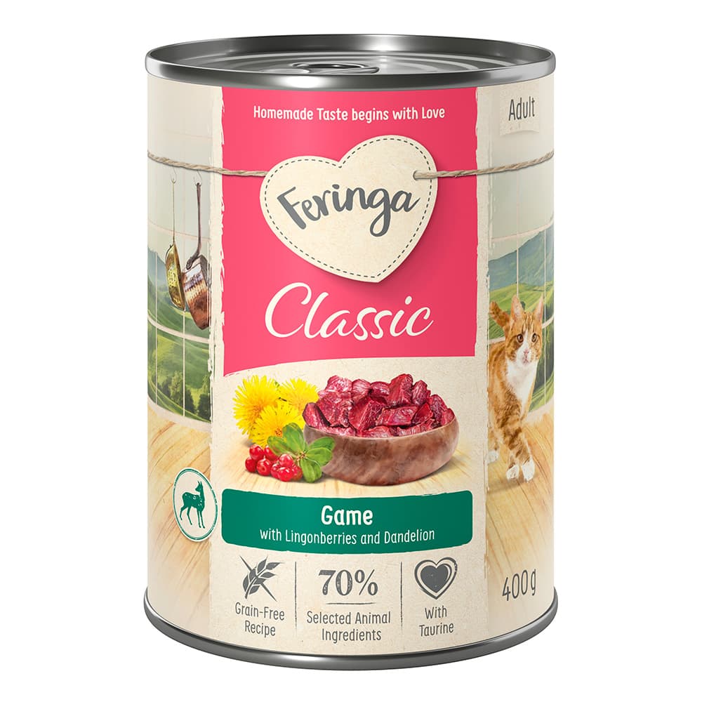 Korzystny pakiet Feringa Classic Meat Menu, 12 x 400 g  - Dziczyzna