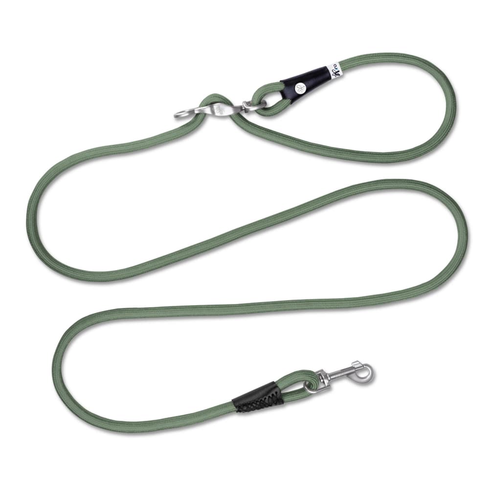 Curli Vario Comfort smycz, zielona - Rozmiar S: dł. 200 cm, Ø 8 mm