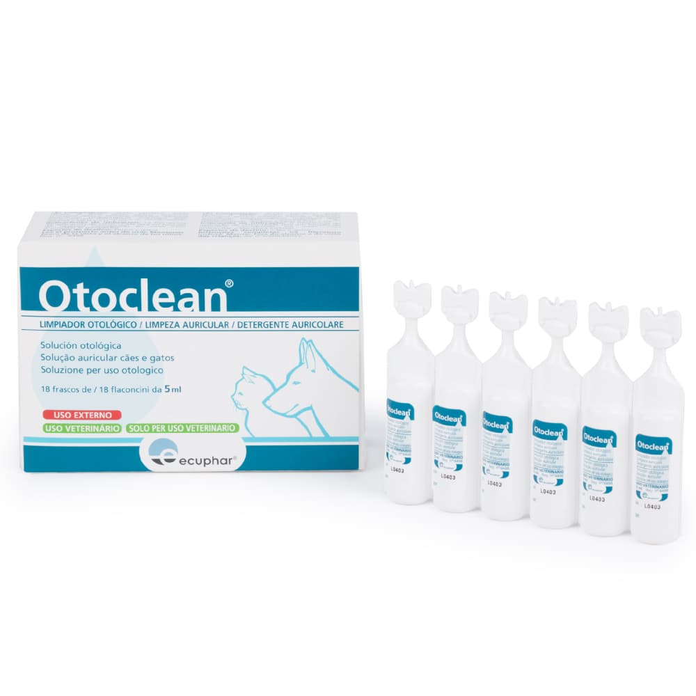 Otoclean Środek do czyszczenia uszu - 18 x 5 ml