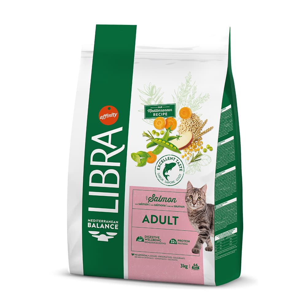 Libra Cat Adult, łosoś - 3 kg