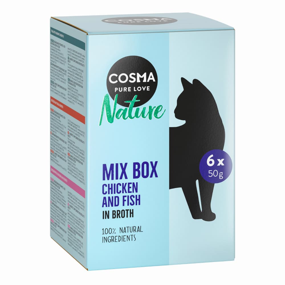 Mieszany pakiet próbny Cosma Nature - Pakiet mieszany 1: 6 smaków (6 x 50 g)