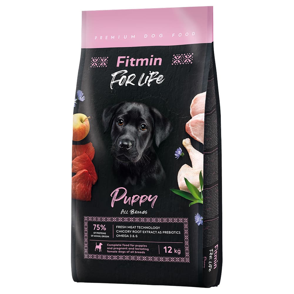 Fitmin Dog For Life Puppy All Breeds - 2 x 12 kg