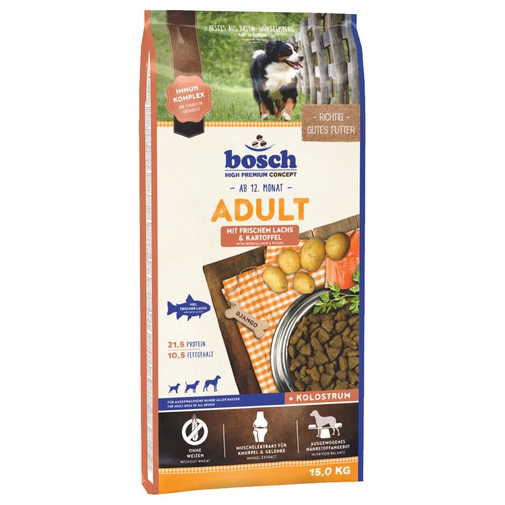 bosch Adult, łosoś i ziemniaki - 15 kg