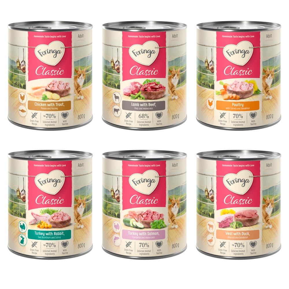 Feringa Classic Meat Menu, 6 x 800 g - Pakiet mieszany