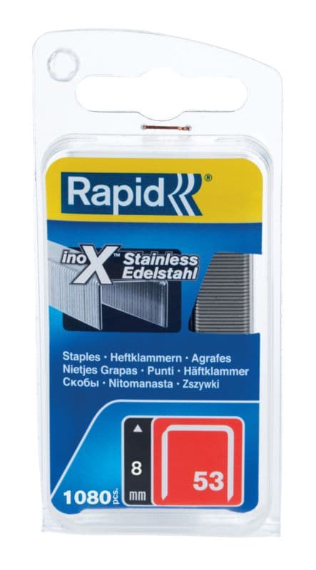 Zszywki nierdzewne Rapid 53/8 1080 szt.