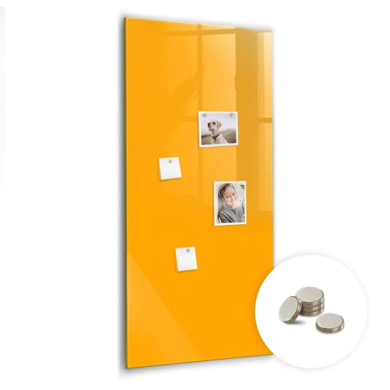 Tablica Magnetyczna Do Kuchni Na Magnesy Wallfluent 70x100 cm Ciepły odcień miodowo-złoty 1 szt.
