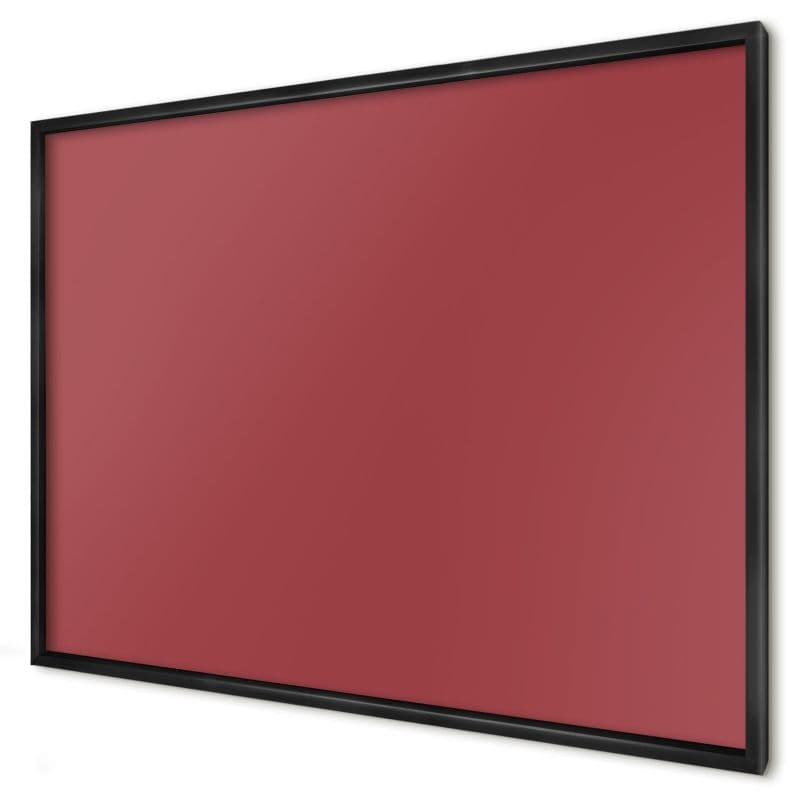 Tablica magnetyczna dekoracyjna Wallfluent 100x70 Kolor burgundowy w czarnej ramie 1szt
