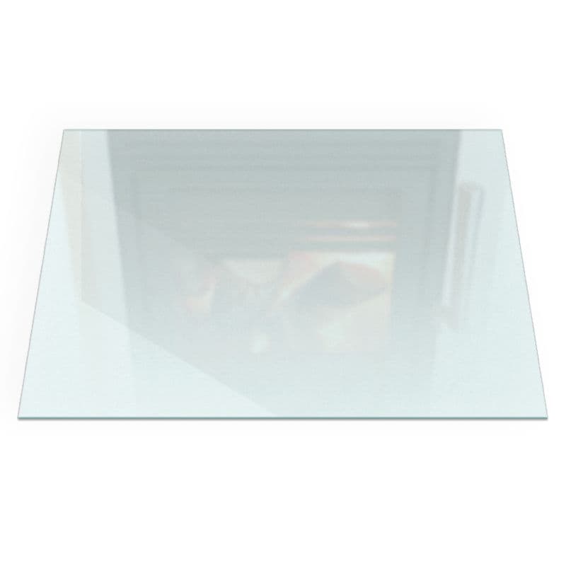 Podkładka pod kominek Tulup 60x40 cm Ochrona podłogi przed kominkiem Szklana Mrożona 1 szt.
