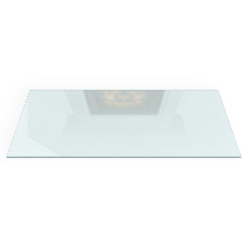 Podkładka przed kominek Tulup 125x50 cm Ochrona Podłogi przed Żarem Szklana Mrożona 1 szt.