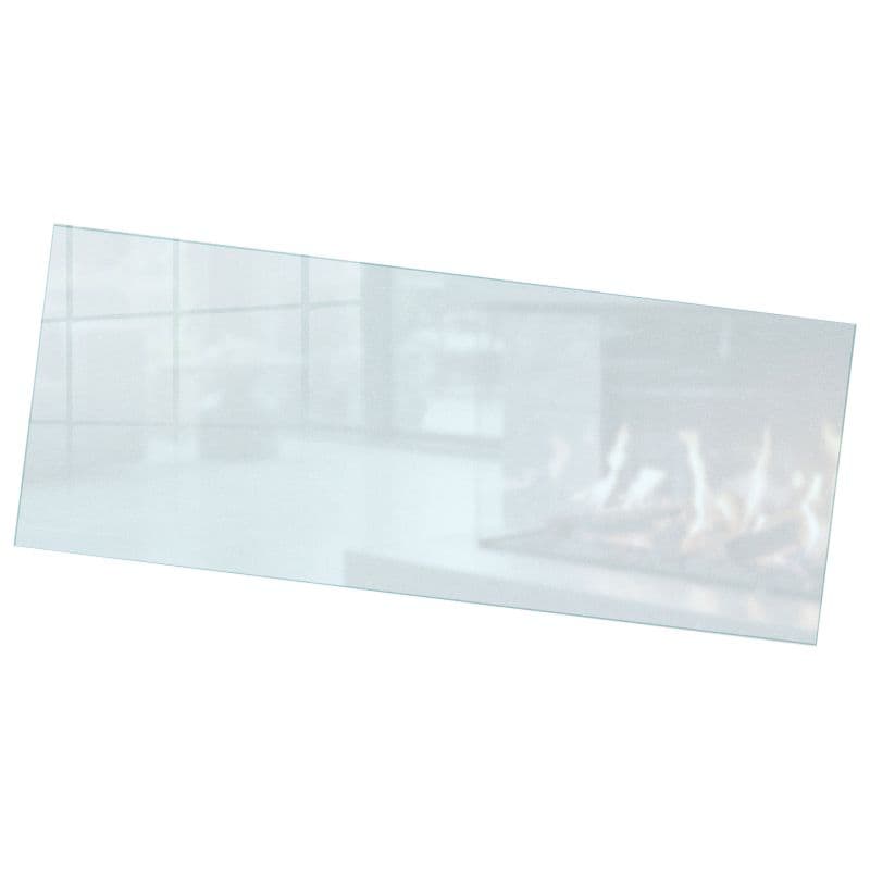 Szklana Podkładka Pod Kominek ArtPrintCave 125x50 cm Grube Hartowane Szkło 4mm Szkło Mrożone Satynowe 1 szt.