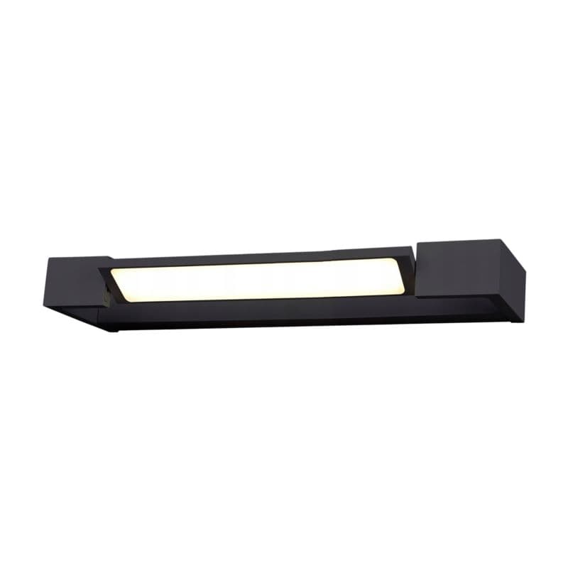 Lampa Ścienna Kinkiet Azzardo Dali 120 Czarny 3000K Idealne Do Łazienki 1szt.