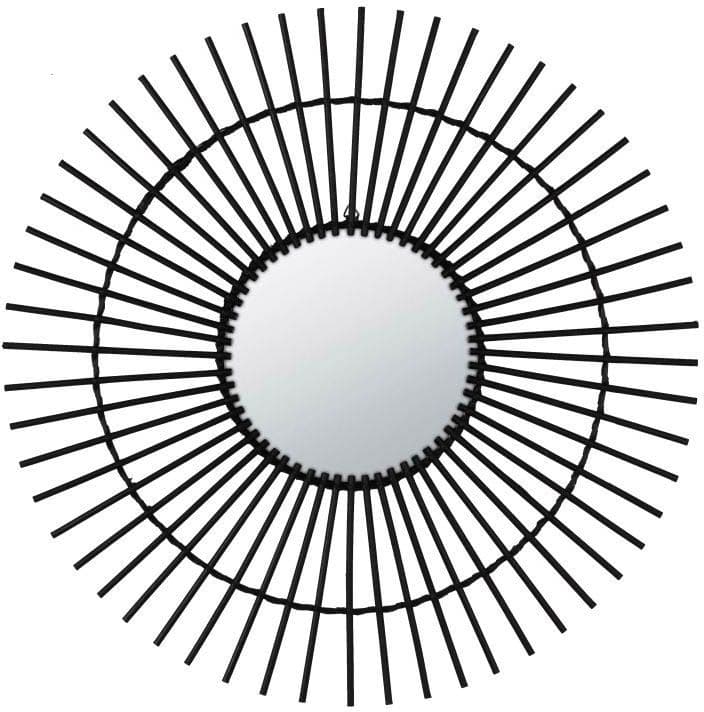 Lustro Splendid Birma 70 cm czarne