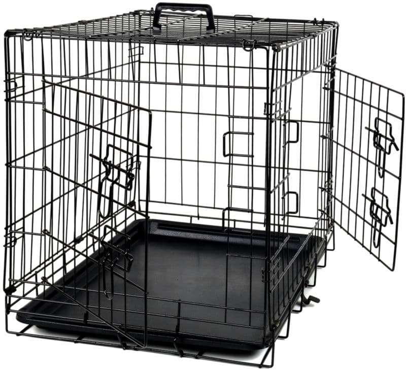 Klatka kennelowa dla zwierząt FUNFIT HOME&OFFICE transporter kojec dla psa kota 58x92x64cm czarna XL 1 szt.