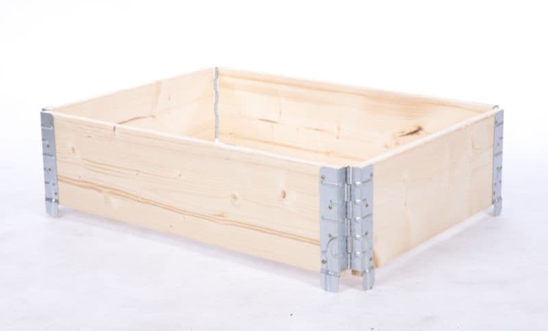 Nadstawka paletowa MODO24 naturalne drewno do grządki i zielnika 60 x 80 cm 2 szt.