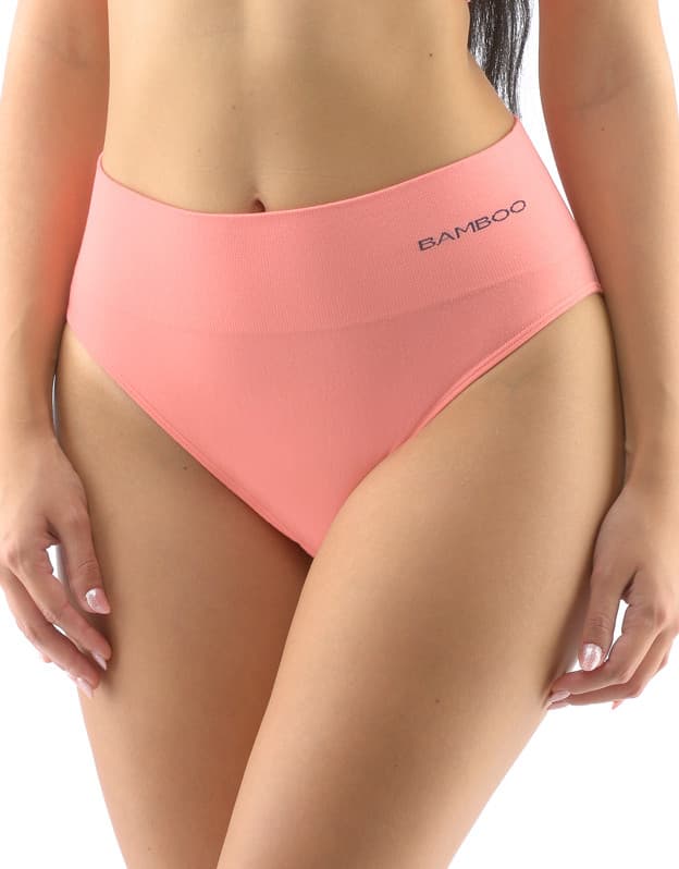 Majtki damskie Gina bambusowe różowe (00039) L