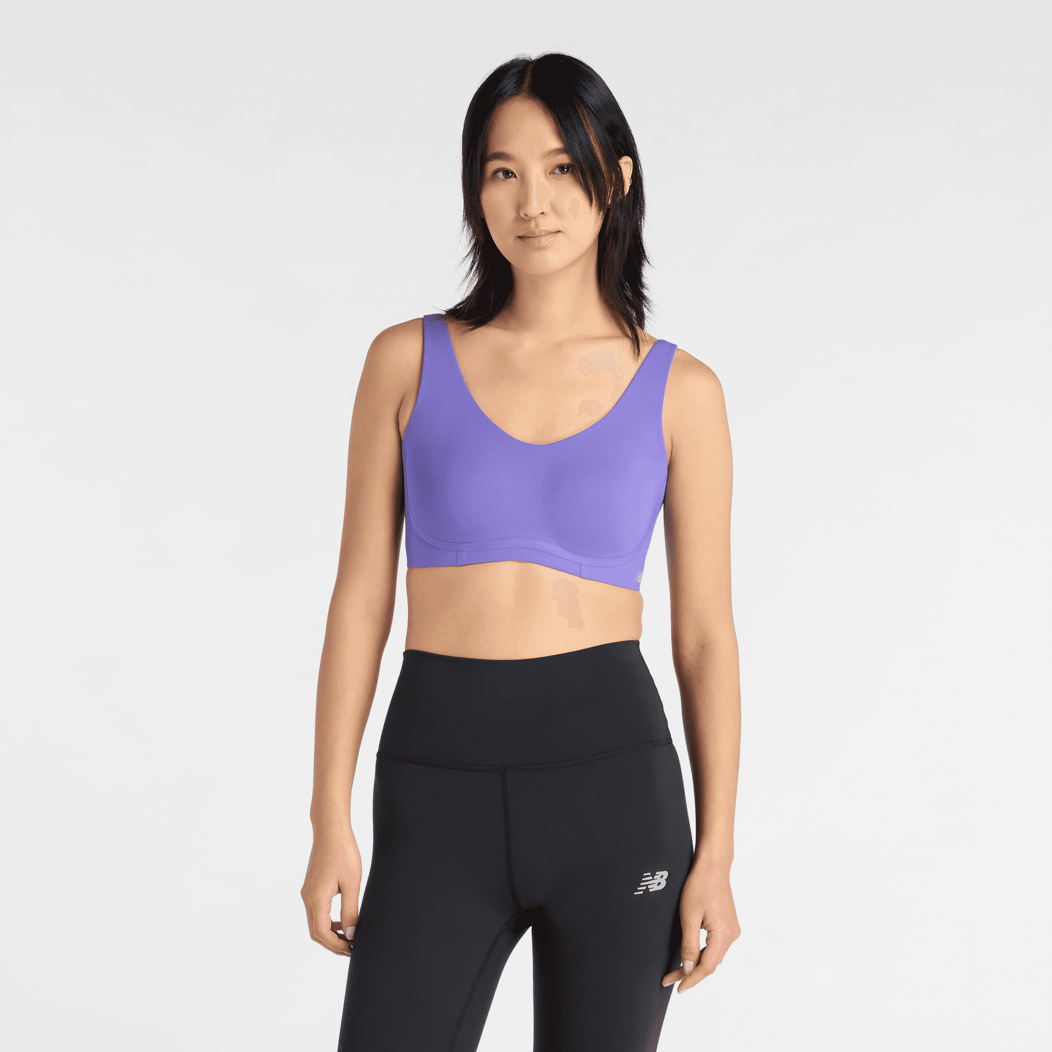 Biustonosz do biegania New Balance WB51052EPU – fioletowy