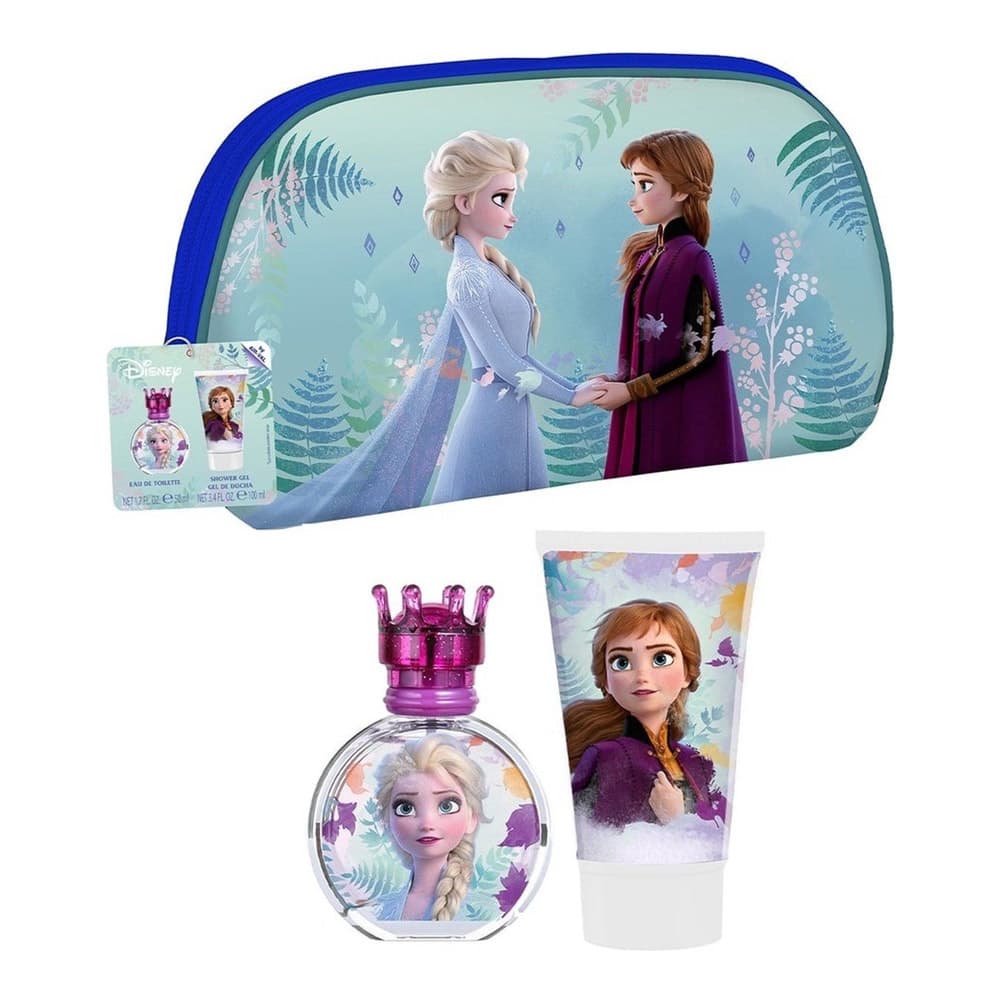 Air-Val Disney Frozen II Zestaw - woda toaletowa 50 ml + żel pod prysznic 100 ml + kosmetyczka