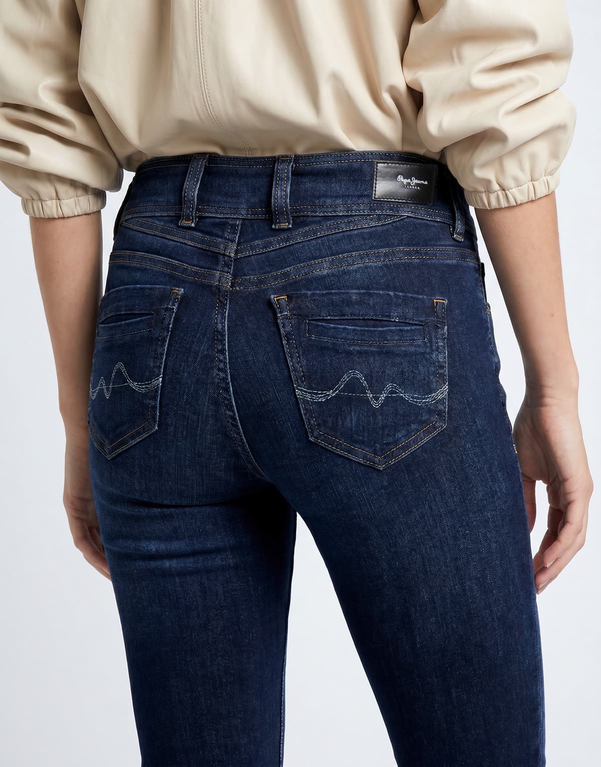 Jeansy straight leg Pepe jeans  GEN