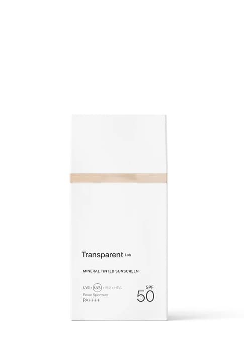 Transparent Lab Mineral Tinted Sunscreen Light – mineralny krem z filtrem SPF 50, 100 ml