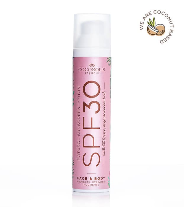 Cocosolis Natural Sunscreen Lotion Krem przeciwsłoneczny SPF 30, 100 ml