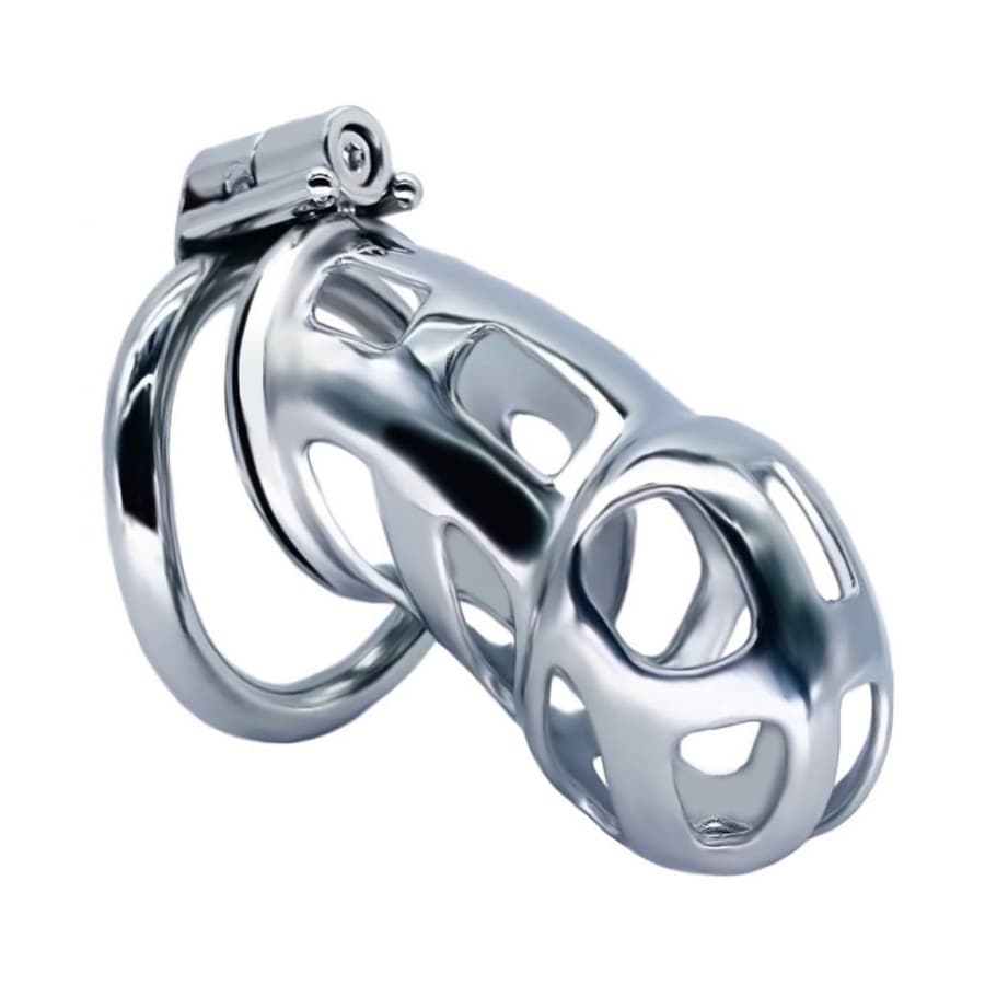 Cobra Steel Metal Chastity Cage 10 x 3.7cm 40mm