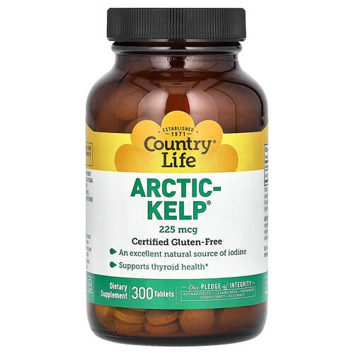 Country Life  Arctic-Kelp  225 µg  300 tabletek
