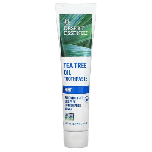 Desert Essence  Pasta do zębów z olejkiem z drzewa herbacianego  mięta  176 g