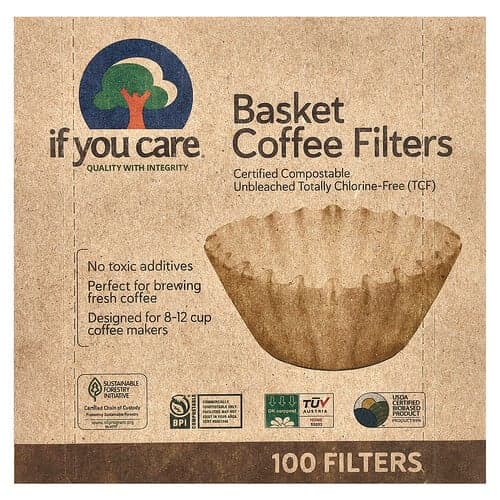 If You Care  Filtry do kawy Basket  100 filtrów