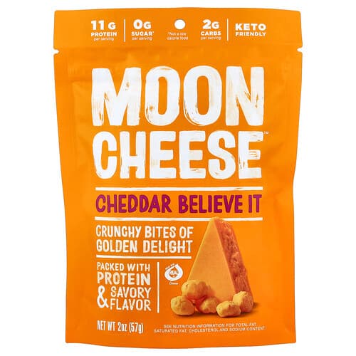 Moon Cheese  Crunchy Bites  cheddar Believe It  57 g