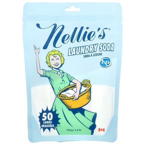 Nellie's  Soda do prania  bezzapachowa  50 cykli prania  726 g