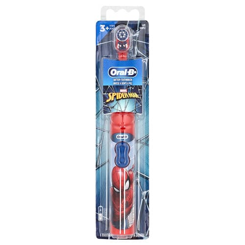 Oral-B  Szczoteczka do zębów z baterią  miękka  3+ Yrs  Spider-Man  1 szczoteczka