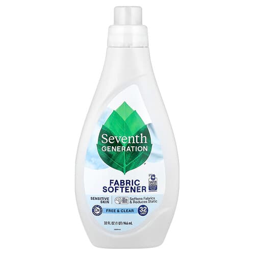 Seventh Generation  Płyn do zmiękczania tkanin  Free & Clear  946 ml