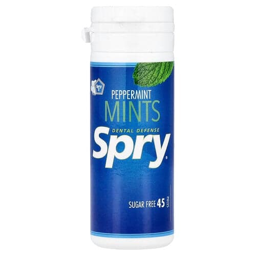 Xlear  Miętówki Dental Defense Spry®  mięta pieprzowa  45 sztuk