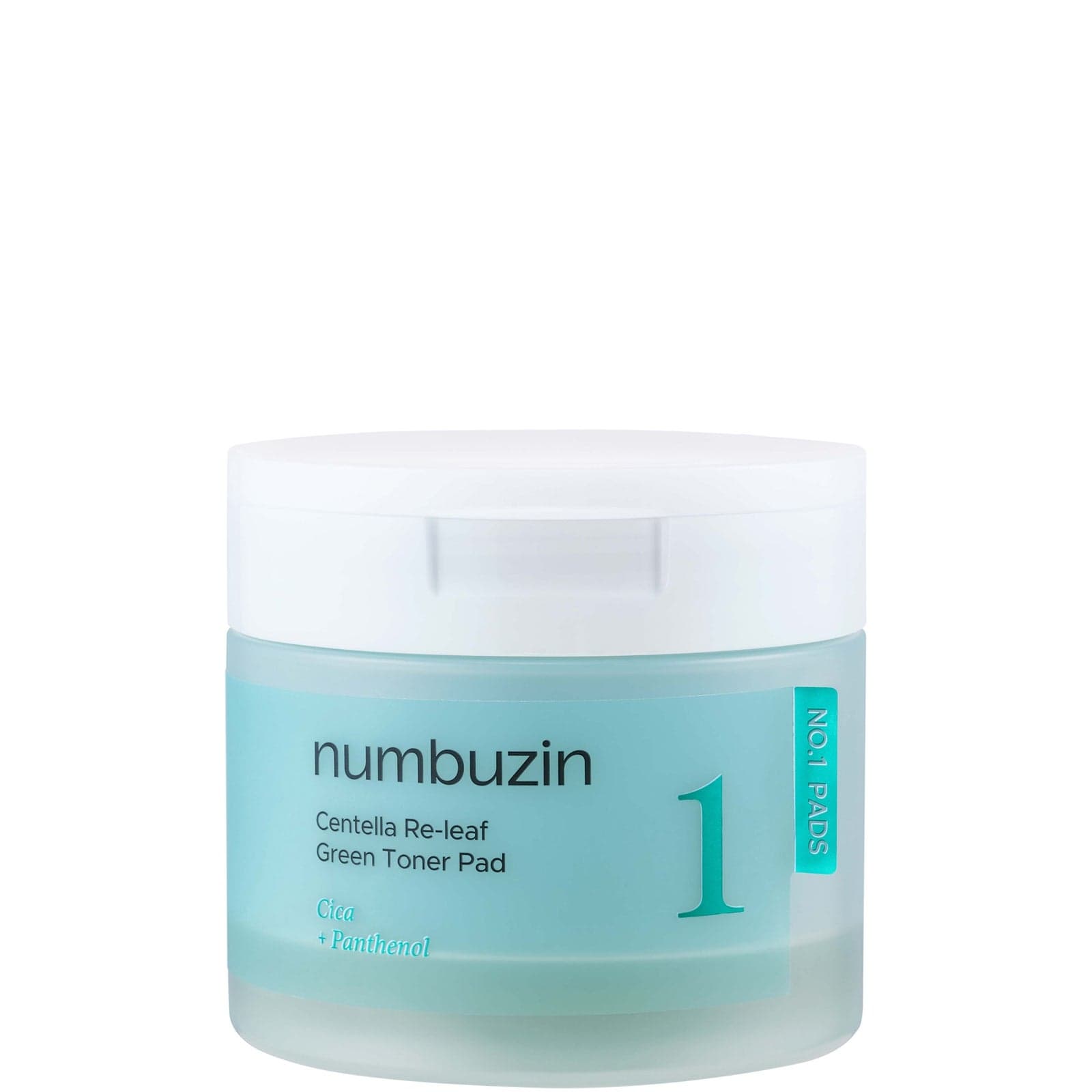 Numbuzin No.1 Centella Re-leaf Green Toner Pad 190ml (70 Pads)