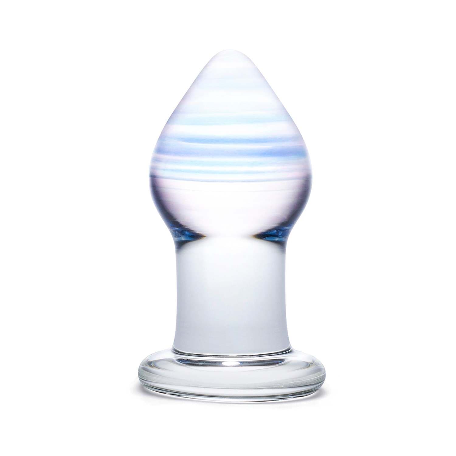 Szklany Korek Analny Amethyst Rain S Butt Plug Glas