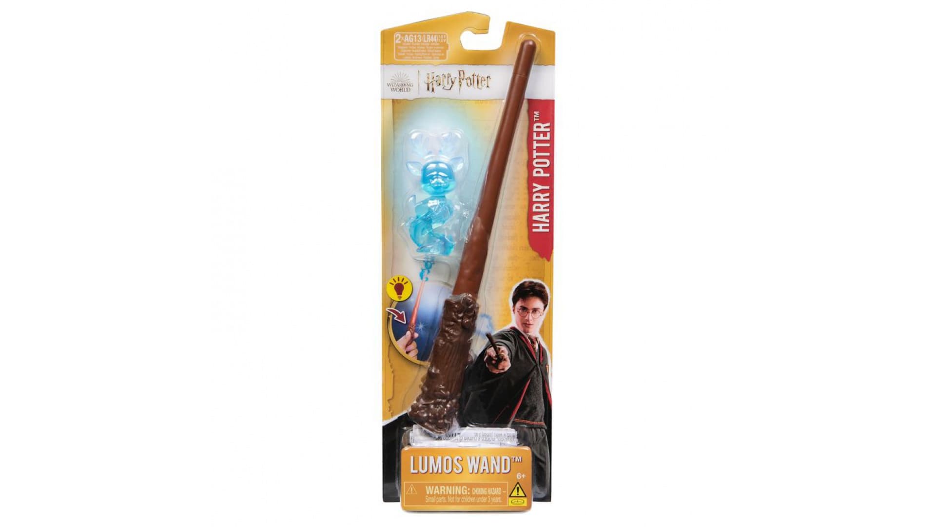 Magiczna różdżka Harry'ego Pottera ze świecącym wkładem