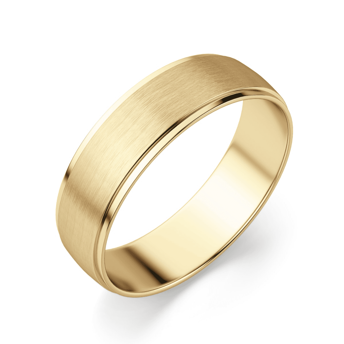 Męska Obrączka Ślubna Aspen 585 Żółte Złoto (14K)