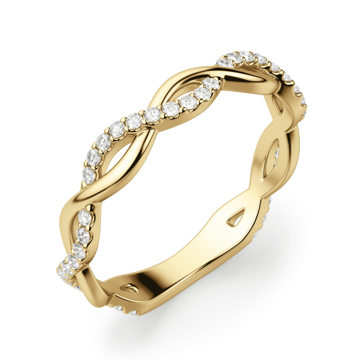 Obrączka Ślubna Klikaté Silnice Laboratoryjny Diament 585 Żółte Złoto (14K)