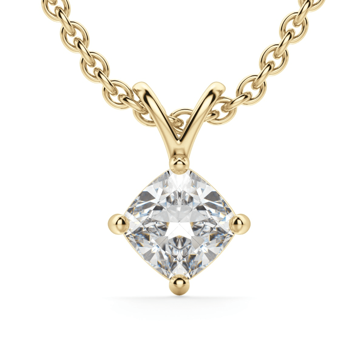 Wisiorek Kite Set Poduszkowy 2.50 kt Laboratoryjny Diament 585 Żółte Złoto (14K)