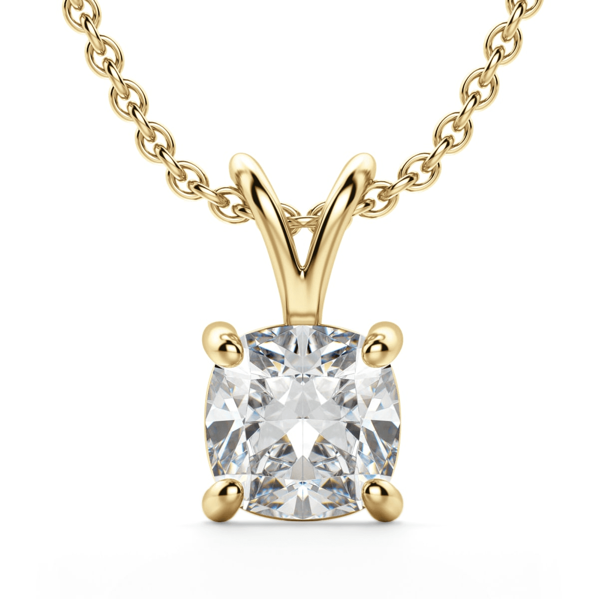 Wisiorek Basket Set Poduszkowy 2.50 kt Laboratoryjny Diament 585 Żółte Złoto (14K)
