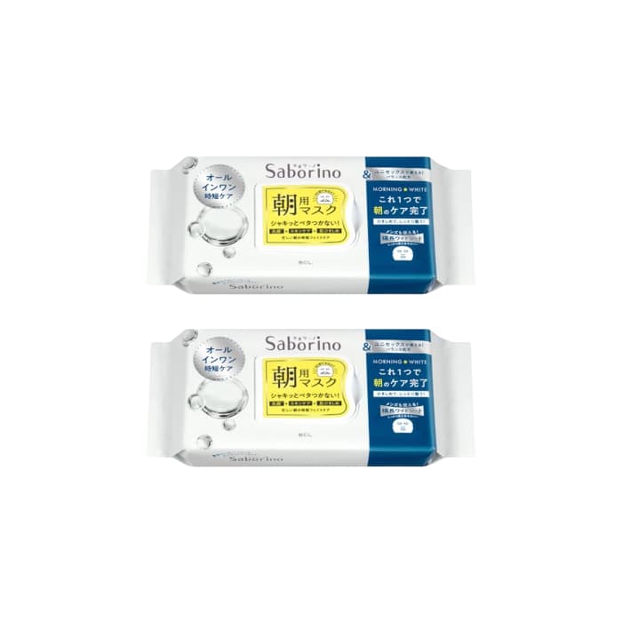 BCL - Saborino Morning Mask - 32 szt. - Morning White (2szt.) Set