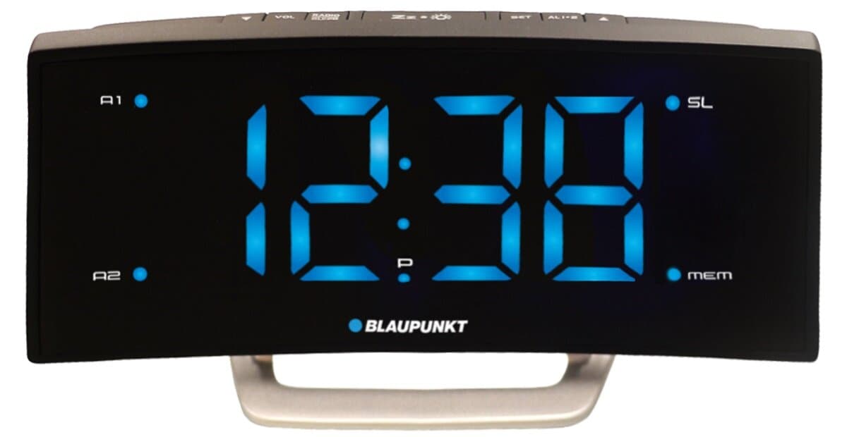 Radiobudzik Blaupunkt CR7BK szary